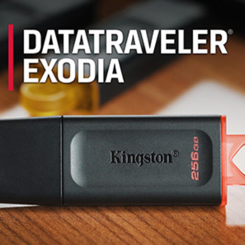 KINGSTON 32Go USB3.2 Gen1 Data Traveler Exomedia  Black+ White